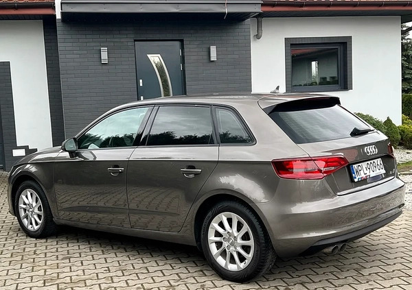 Audi A3 cena 43900 przebieg: 214000, rok produkcji 2013 z Świątniki Górne małe 704